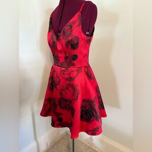 Sexy party cocktail dress Cabaret Gala moulin rouge red medium large